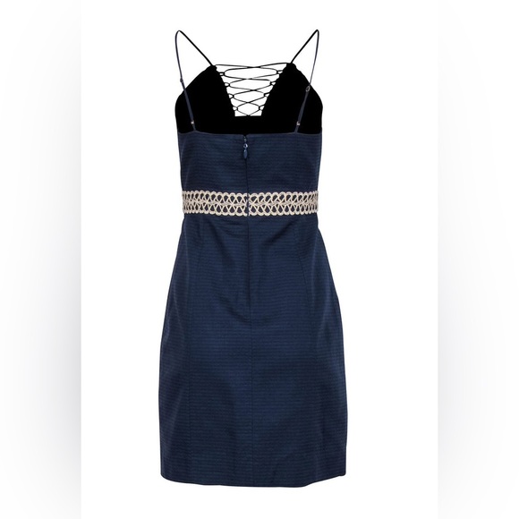 Lilly Pulitzer Navy Trista Shift Dress (w/ Gold) - Picture 5 of 5